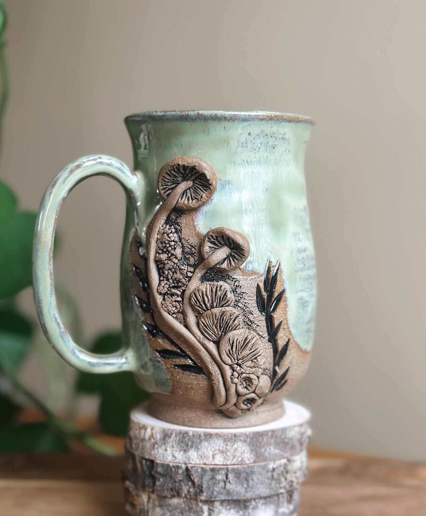 12 Mushroom Mug - Emerald