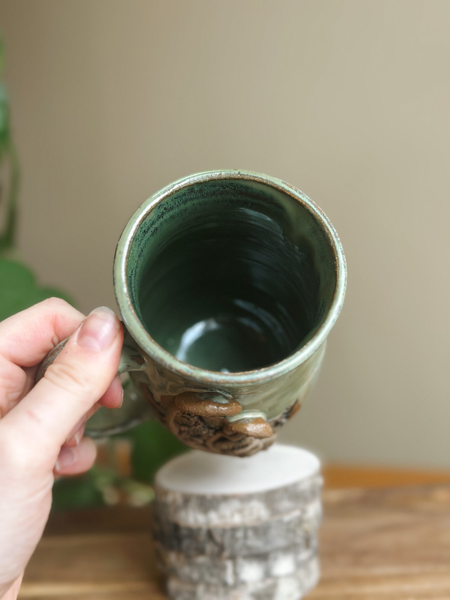 12 Mushroom Mug - Emerald